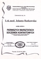 Warsztaty Soczewek Kontaktowych AM w Poznaniu